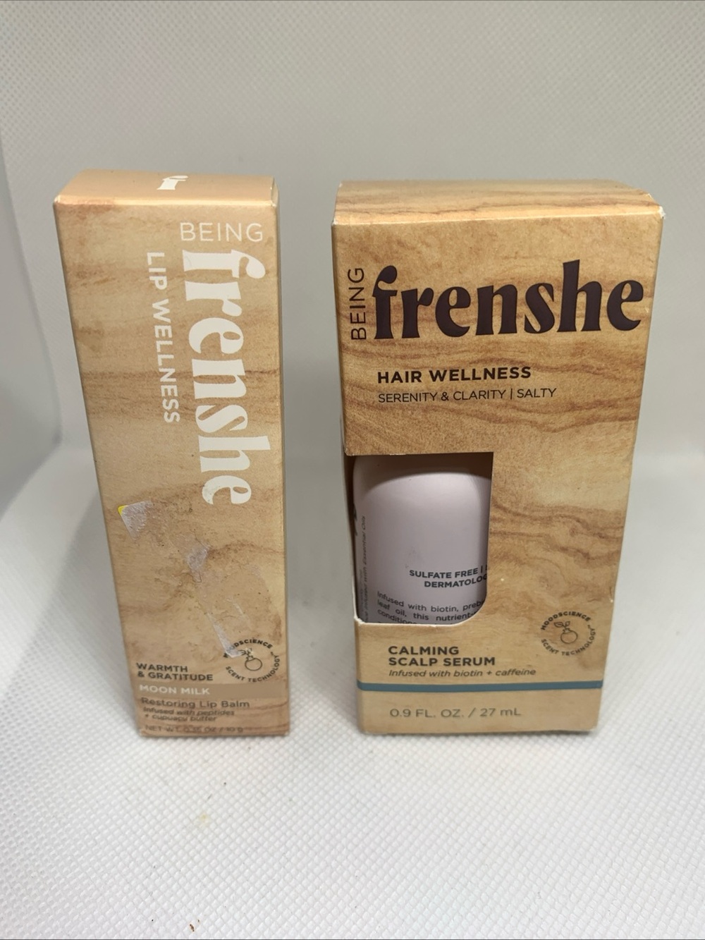 Being Frenshe Calming Scalp Serum & Lip Wellness Set - NIB